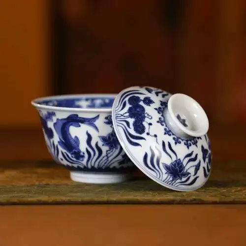 锔瓷茶杯